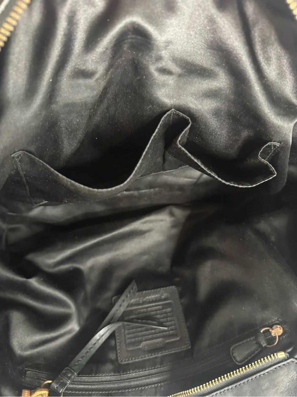 #354 Coach Soho Black Leather Satchel Shoulder Tote Bag